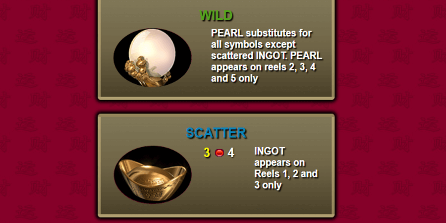 50 Dragons Symboles