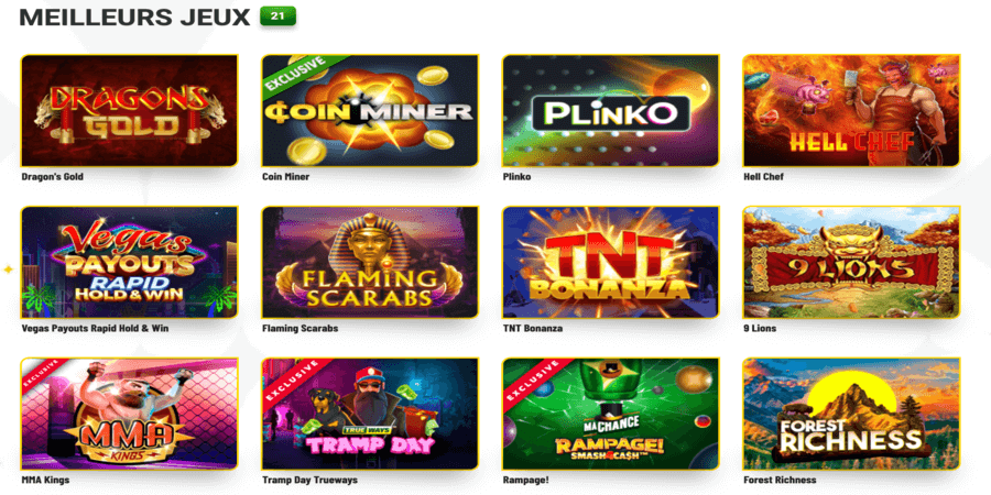 Jeux Ma Chance Casino Jeux