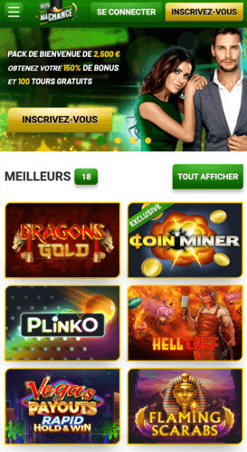 Ma Chance Casino sur Mobile