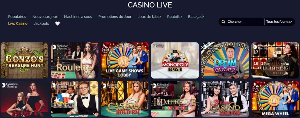 Live Casino MonteCryptos Live Casino
