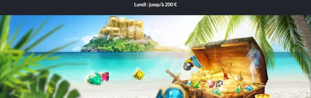 Bonus lundi Tortuga Casino Bonus lundi
