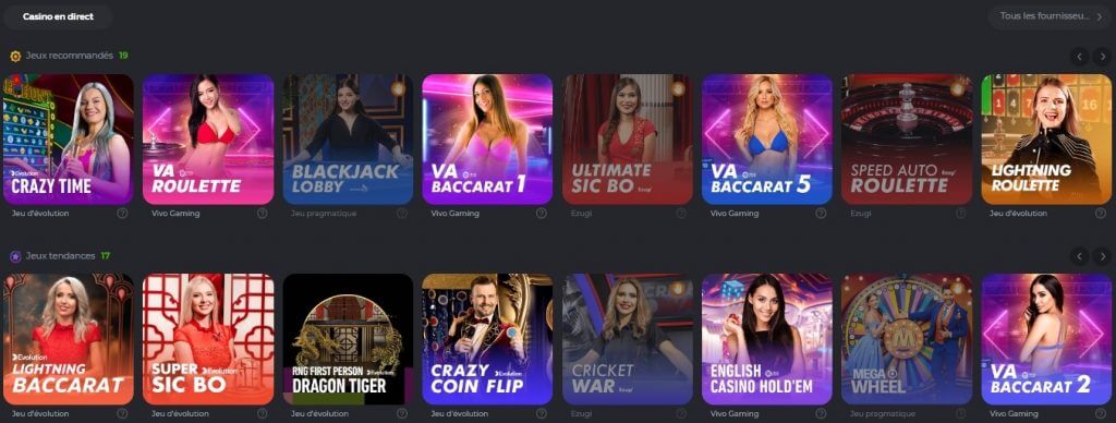 Live Casino BC.Game Live Casino