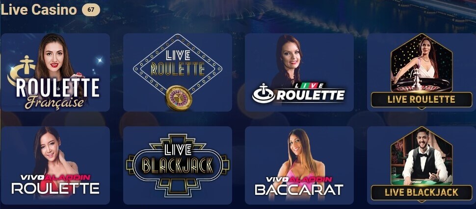 Live Casino Vegas Plus Live Casino