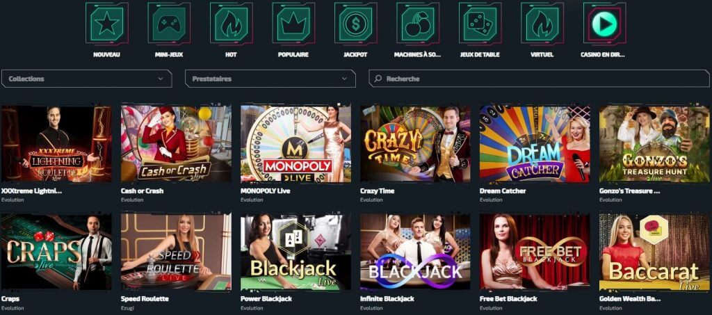 Live Casino Casinozer Live Casino