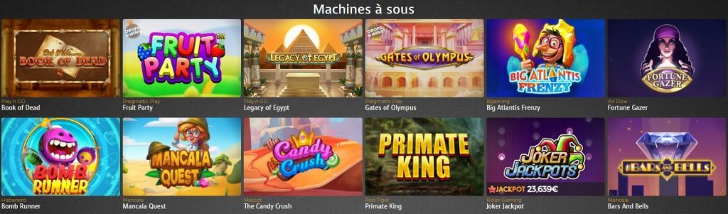 Machines à sous Casino Extra Machines à sous