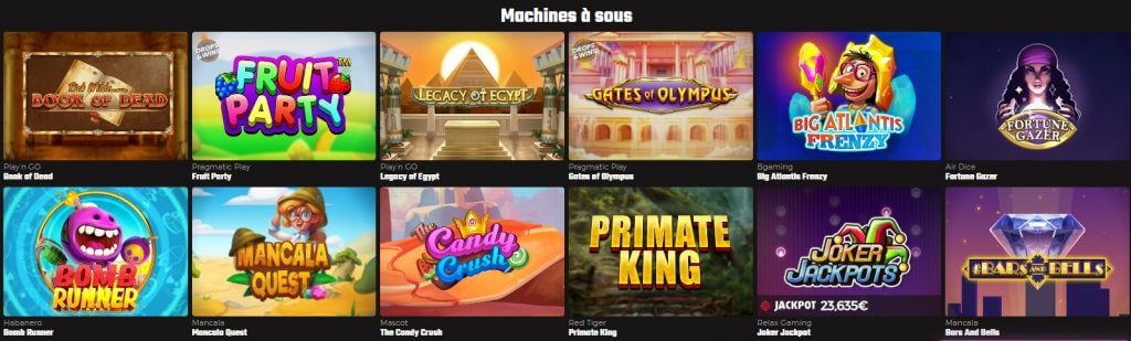 Machines a sous FatBoss Casino Machines a sous