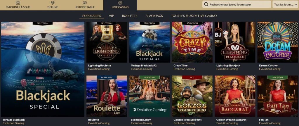 Live Casino Tortuga Live Casino