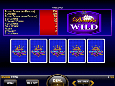 Deuces Wild Machine a sous Deuces Wild