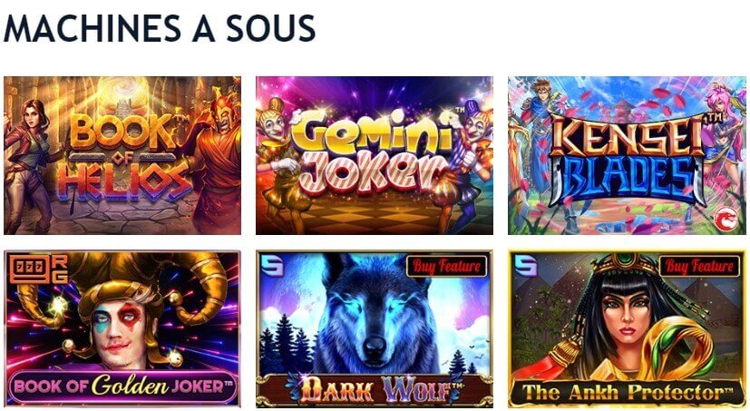 Machines a sous Paris Casino Machines a sous