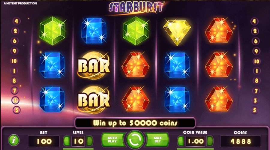 Starburst jeu