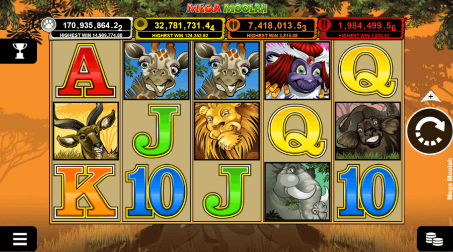 Mega Moolah Jeu