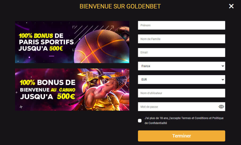 Goldenbet Casino Inscription Goldenbet Casino Inscription