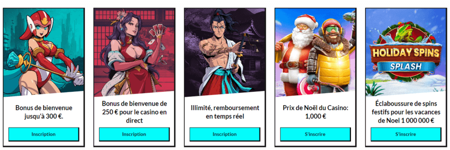 Bonus Manga Casino Bonus