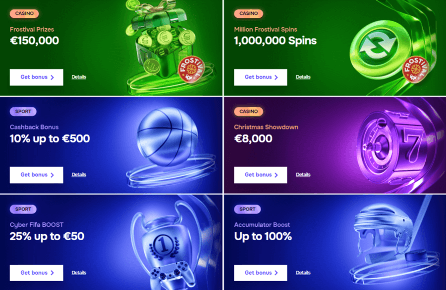 Bonus et Promotions SG Casino Bonus et Promotions