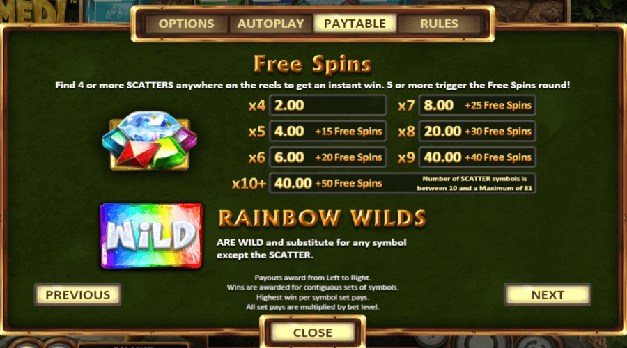 Gemmed Free Spins