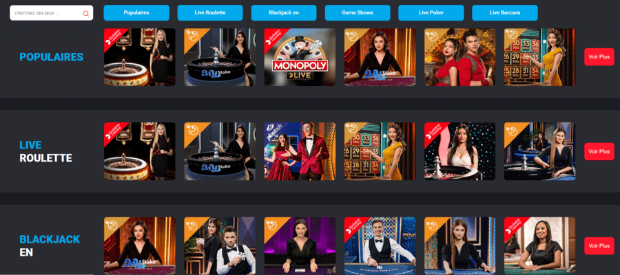 Live Casino MyStake Live Casino