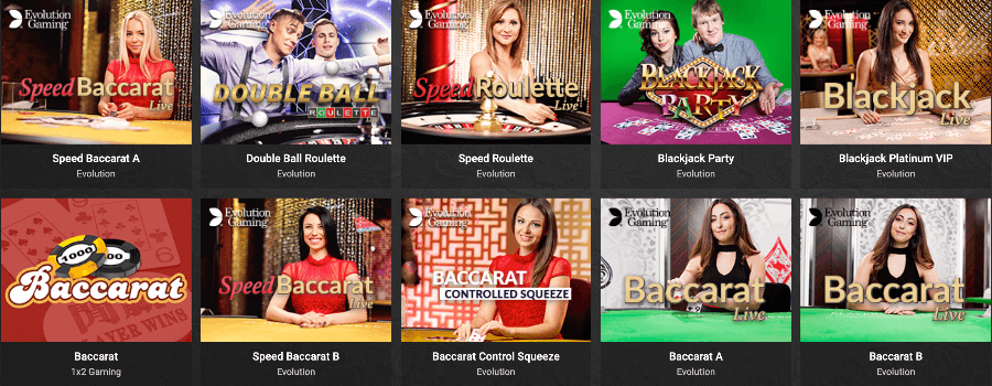 Jeux de Table Woopwin Casino Jeux de Table