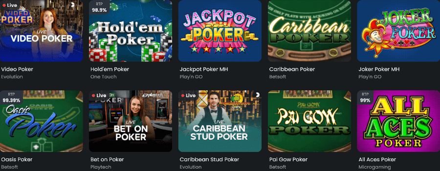 Poker Cloudbet Casino Poker