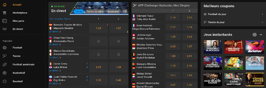 Paris Sportifs Cloudbet Casino Paris Sportifs