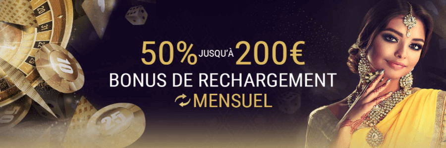 Bonus de Rechargement SlotsVil Casino Bonus de Rechargement