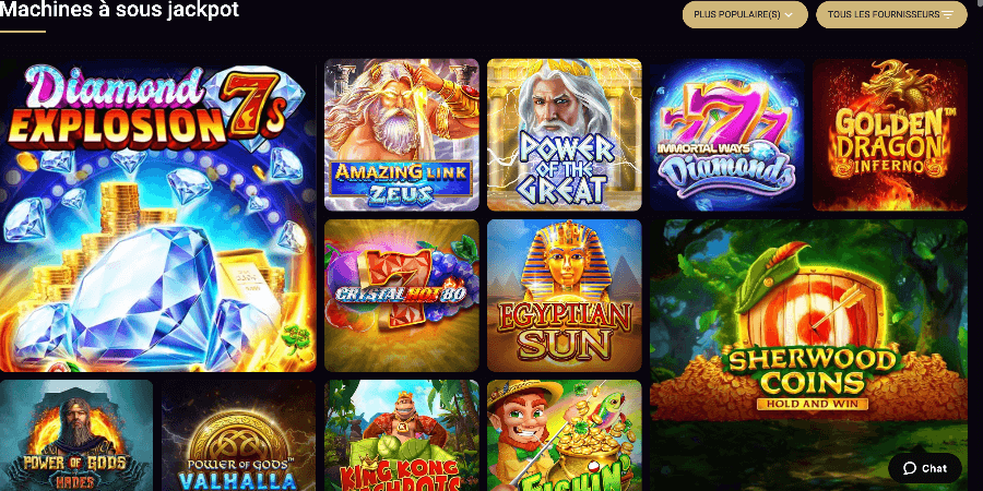 Jackpot Jeux SlotsVil Casino Jackpot Jeux