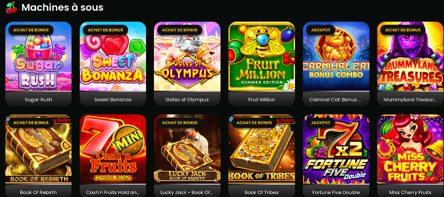 Machines a Sous Spinaro Casino Machines a Sous