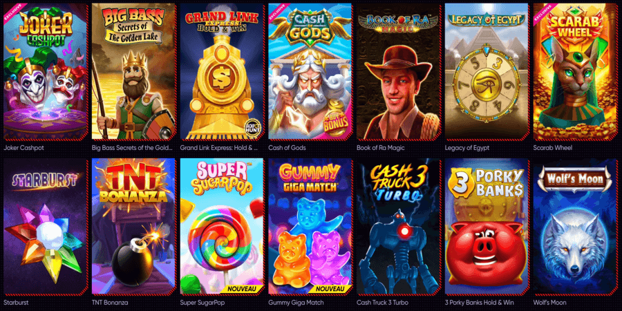 Jeux QuickWin Casino Jeux