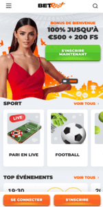 BetRiot Casino sur Mobile