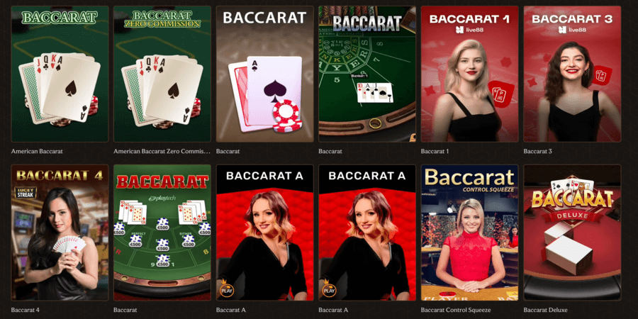 Baccarat CrownPlay Casino Baccarat