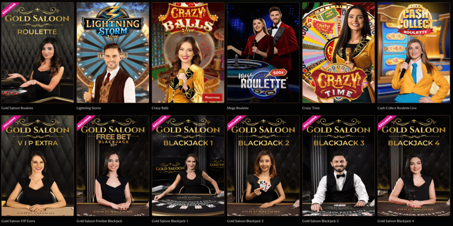 Jeux en Direct CrownPlay Casino Jeux en Direct