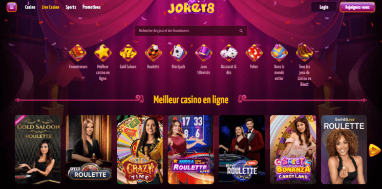 Joker8 Live Casino