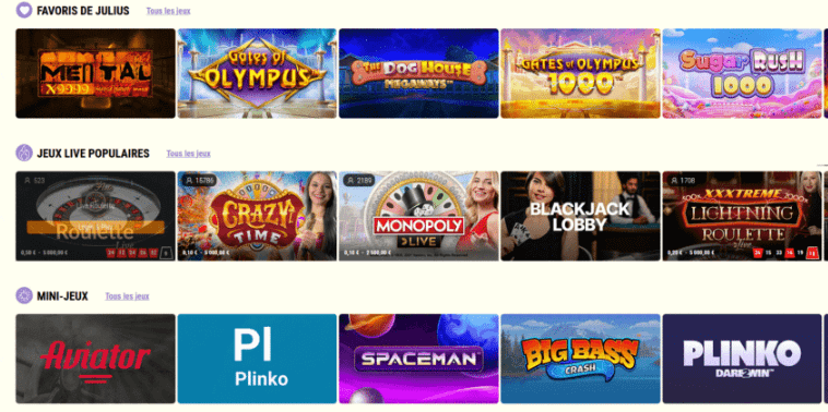 Jeux Julius Casino Jeux