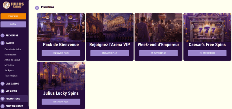 Casino Promotions Julius Casino Promotions