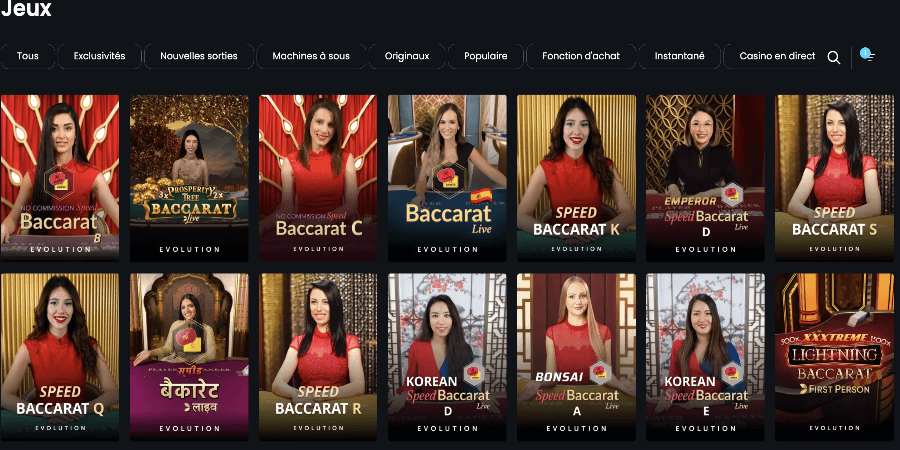 Baccarat Rakebit Casino Baccarat