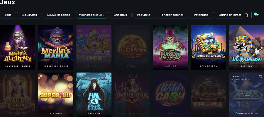 Machines a sous Rakebit Casino Machines a sous