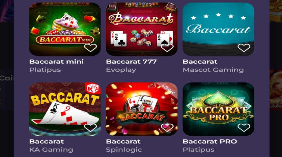 Baccarat Coolzino Casino Baccarat