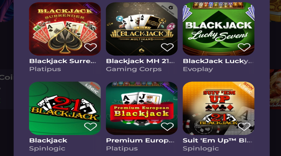 Blackjack Coolzino Casino Blackjack