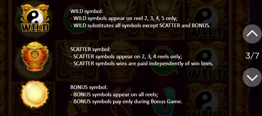 Dragon Pearls Symboles