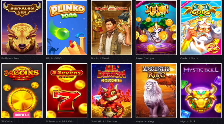 Lunubet Casino Machines a Sous