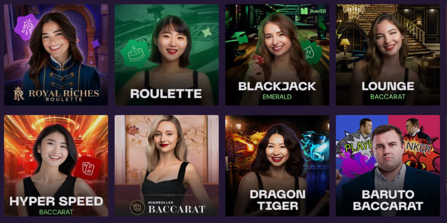 Live Casino Mister Caz Live Casino